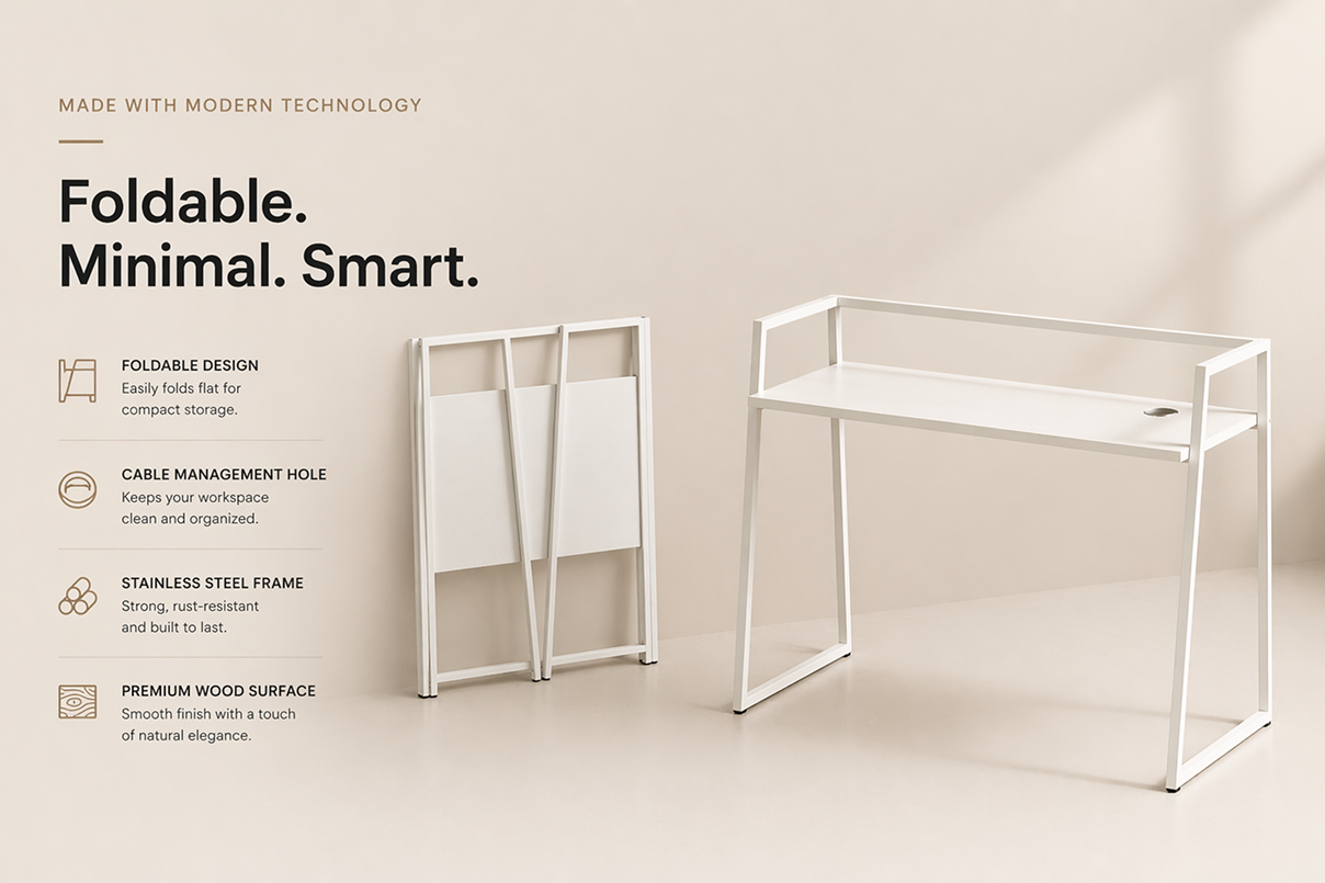 Foldable. Minimal. Smart.